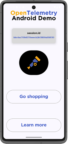 demo app screen1